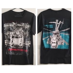 Sikorsky CH-53E Black Graphic T-Shirt